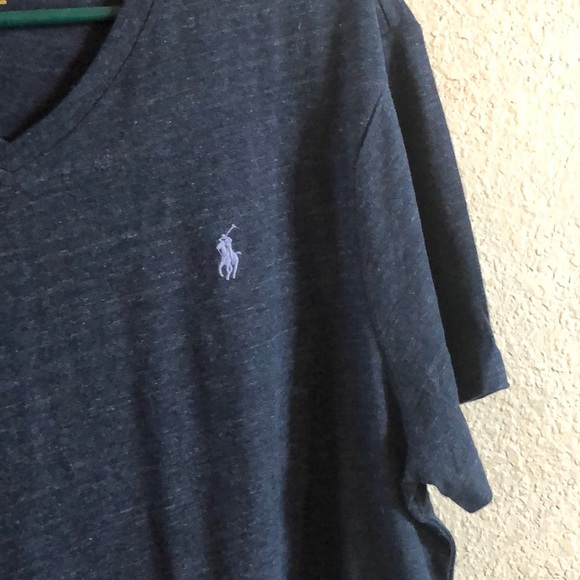 Polo Ralph Lauren Other - Polo Ralph Lauren men’s T-shirt V-neck XL Blue with Polo logo New WOT